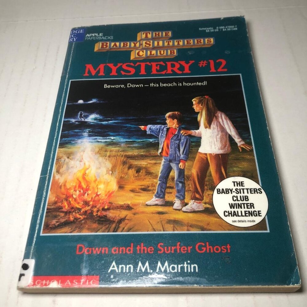 Dawn and the Surfer Ghost (Baby-sitters Club Mystery #12) Vintage 90's